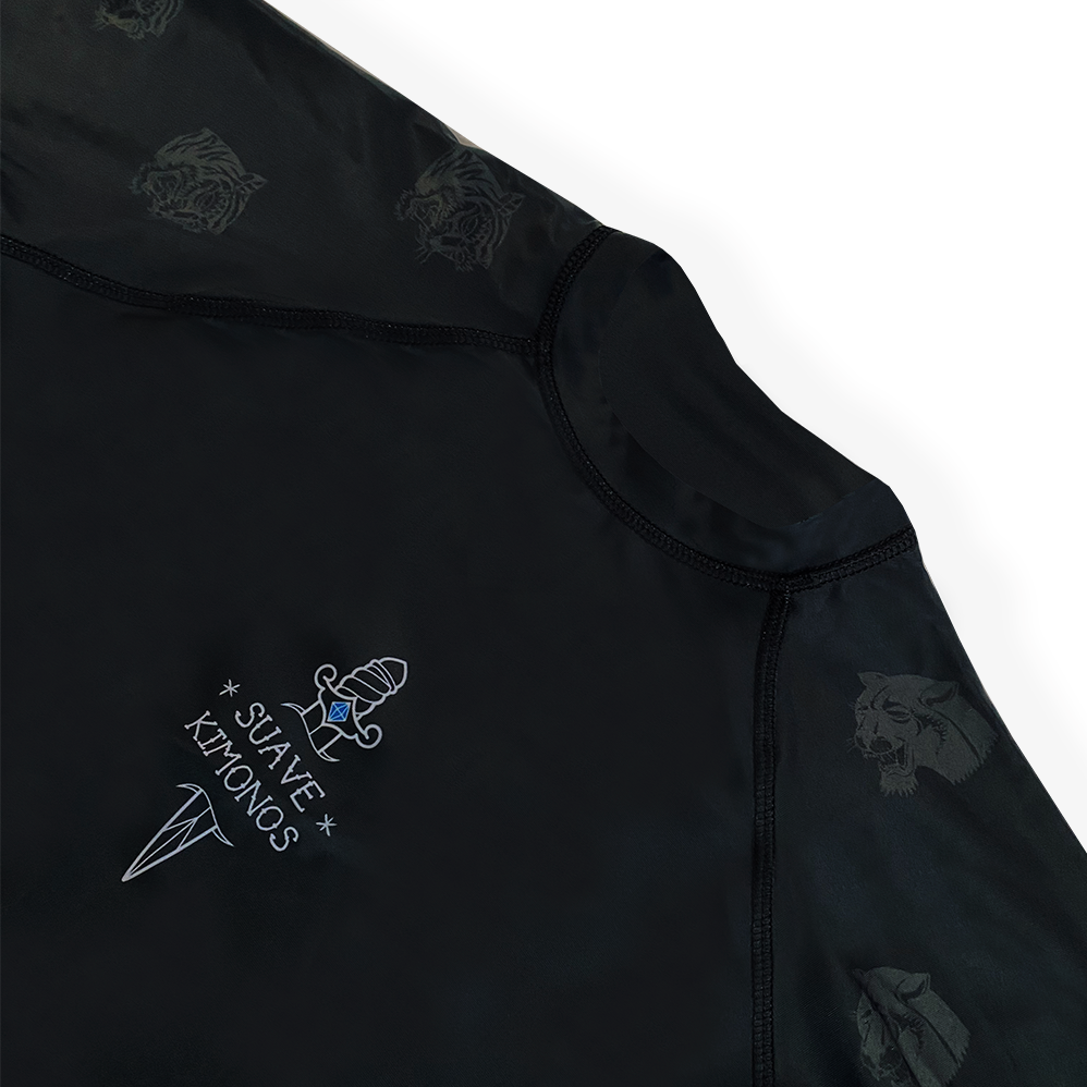 Rash Shirt | Two Tigers | Short Sleeve | Black