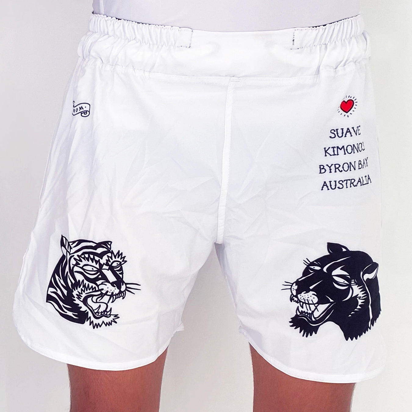 No-Gi Shorts | Two Tigers | Black or White