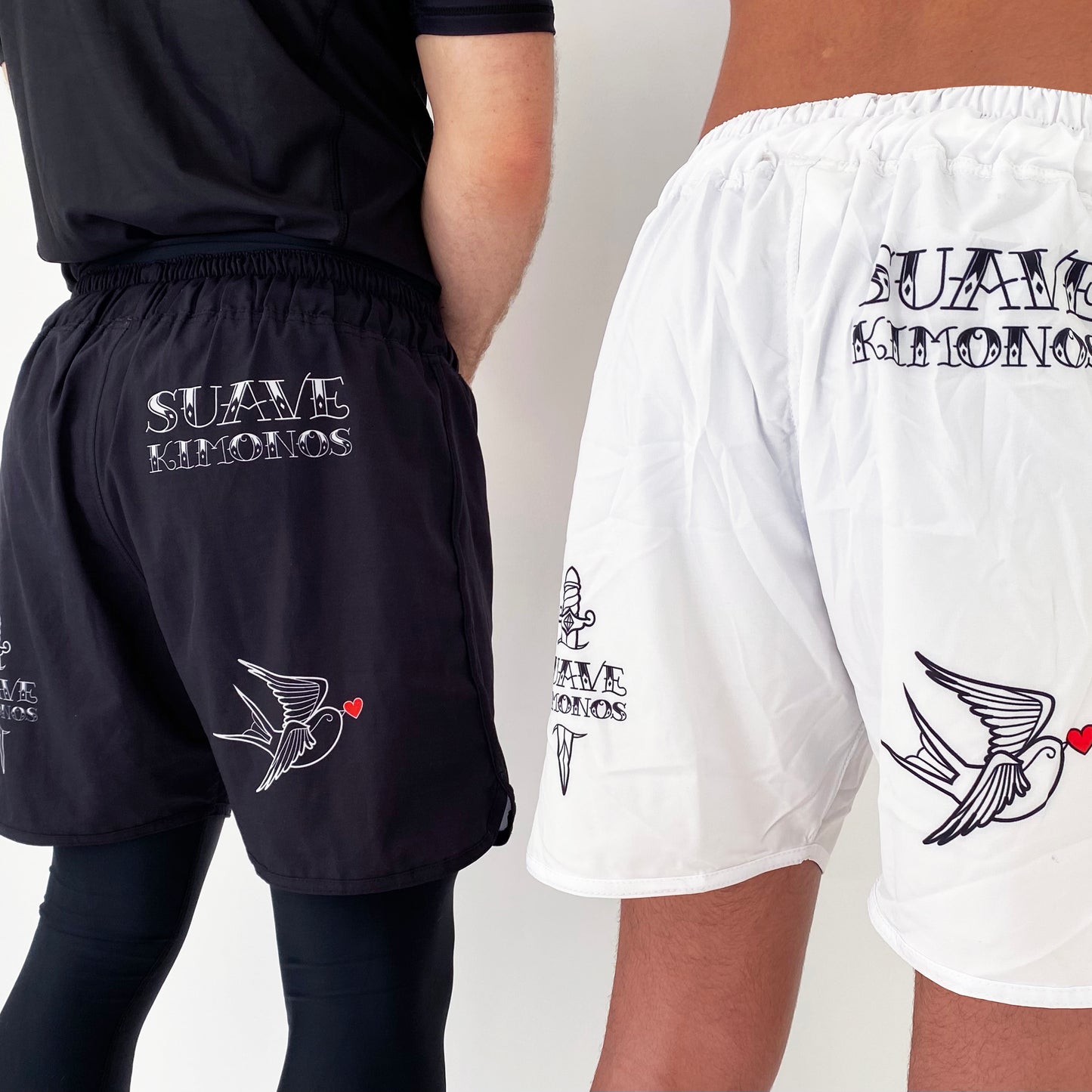 No-Gi Shorts | Two Tigers | Black or White