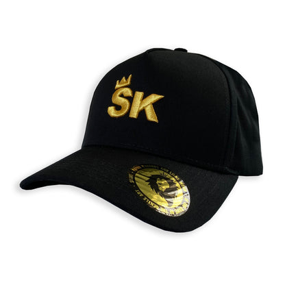 Baseball Cap | SK | Black & Gold