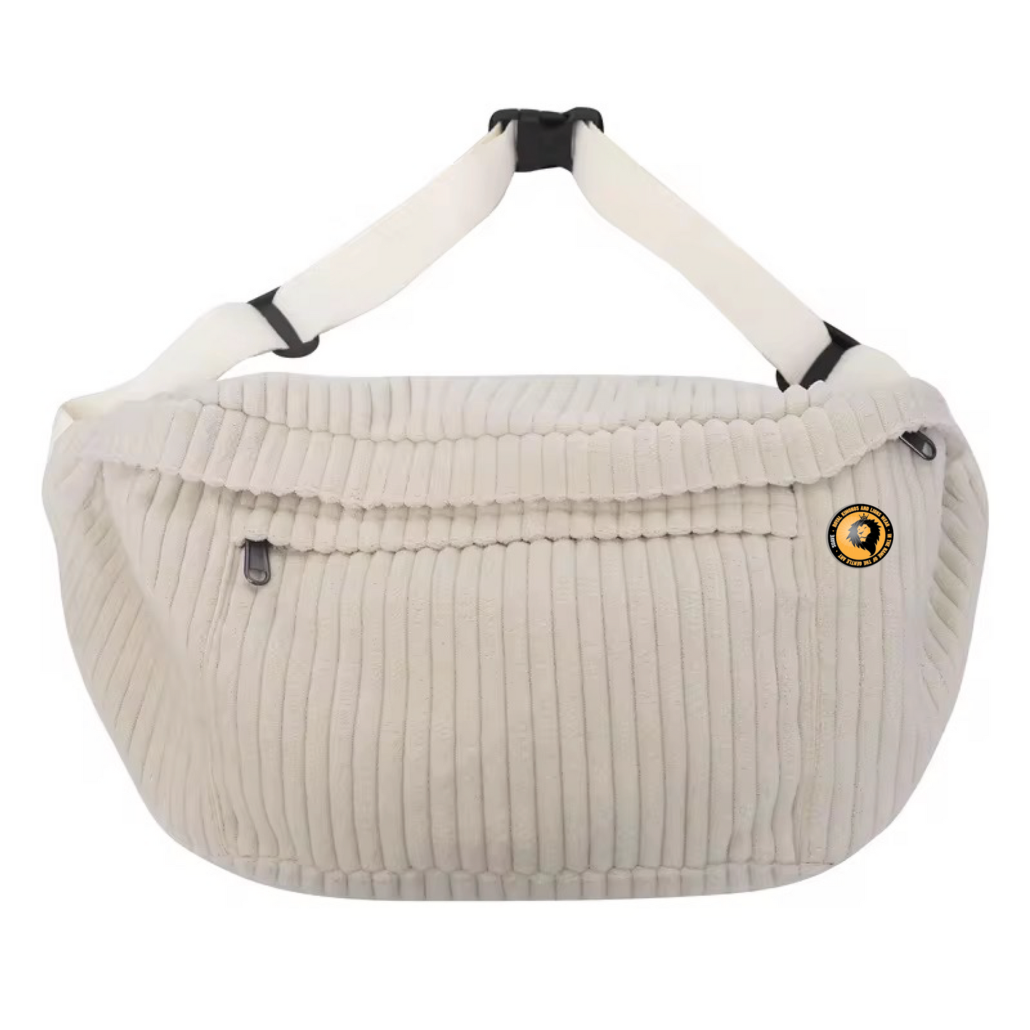 XXL Corduroy Sling Bag | Oversized Crossbody Bum Bag