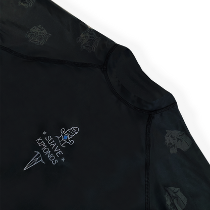 Rash Shirt | Two Tigers | Short Sleeve | Black