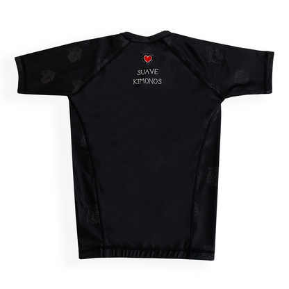 Rash Shirt | Two Tigers | Short Sleeve | Black