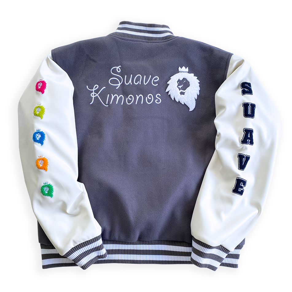 Varsity Jacket | K1 Bomber | Grey