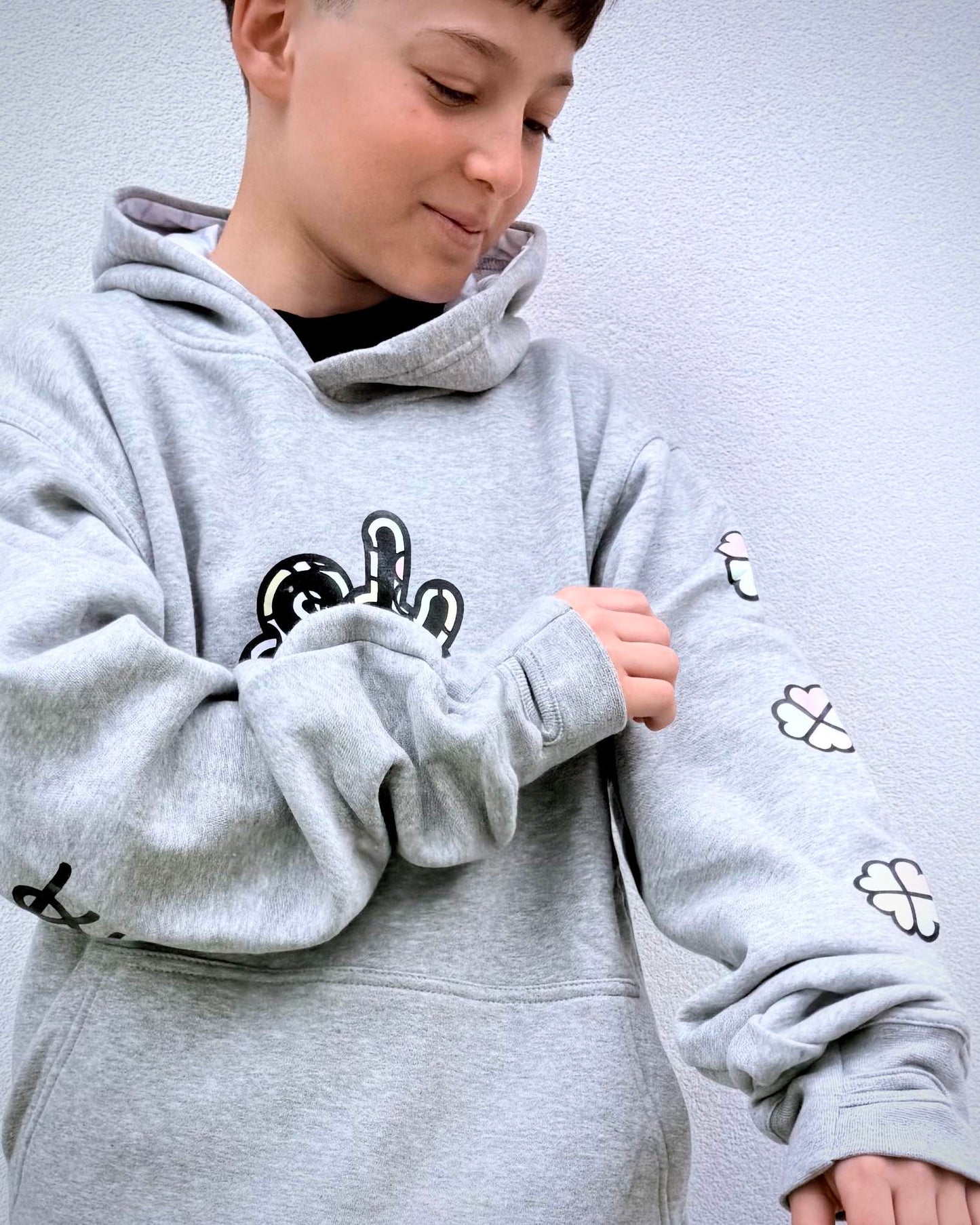 Hoodie | Lucky | Gray