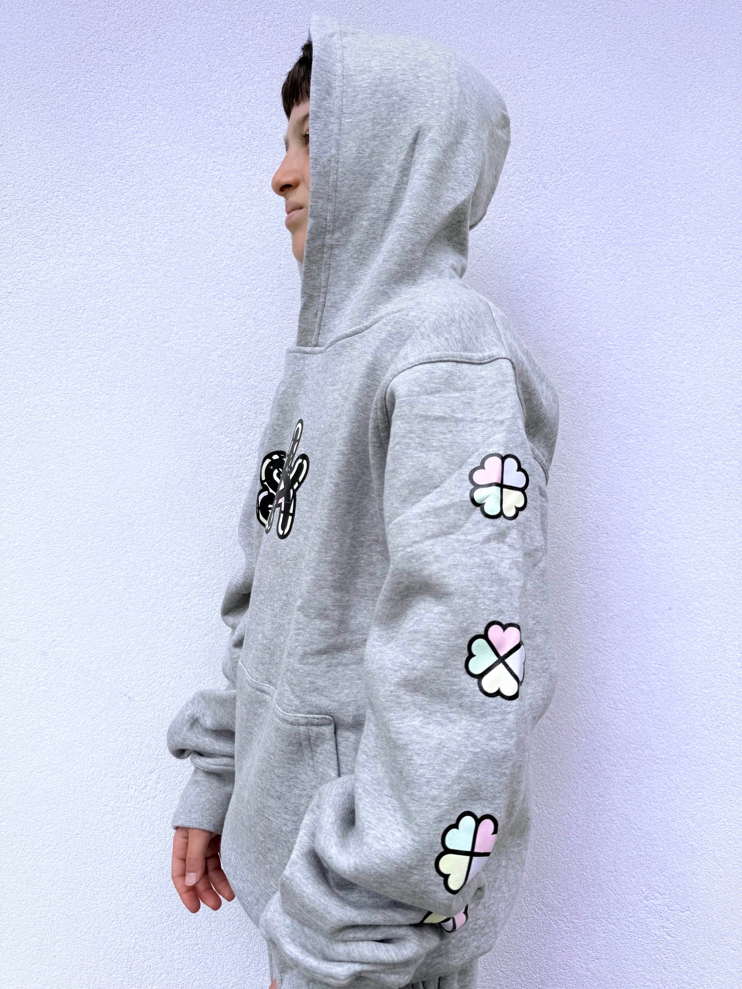 Hoodie | Lucky | Gray