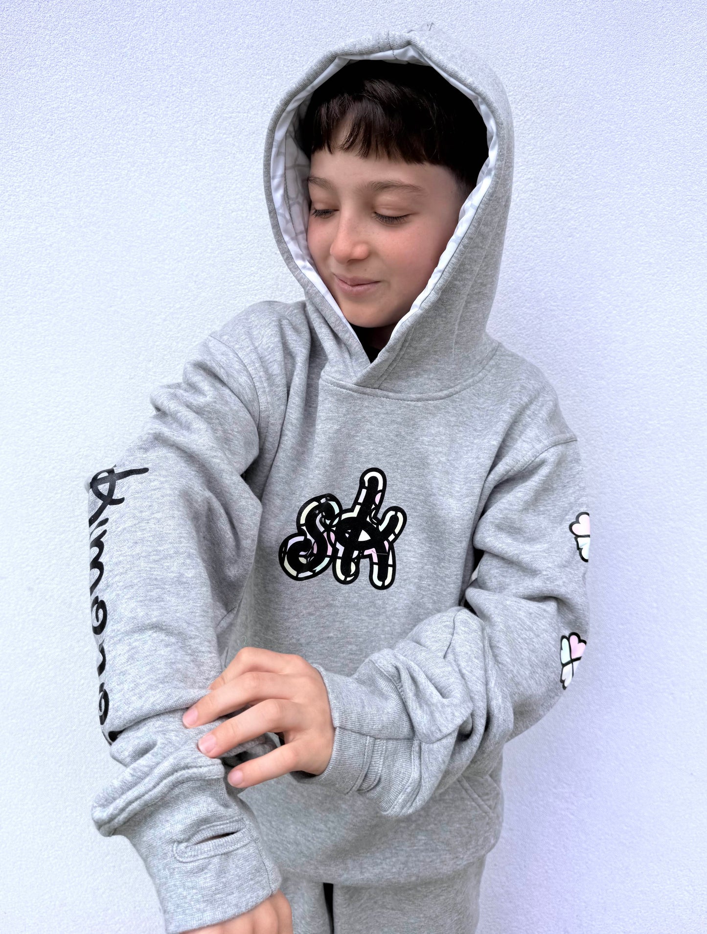 Hoodie | Lucky | Gray