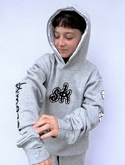 Hoodie | Lucky | Gray