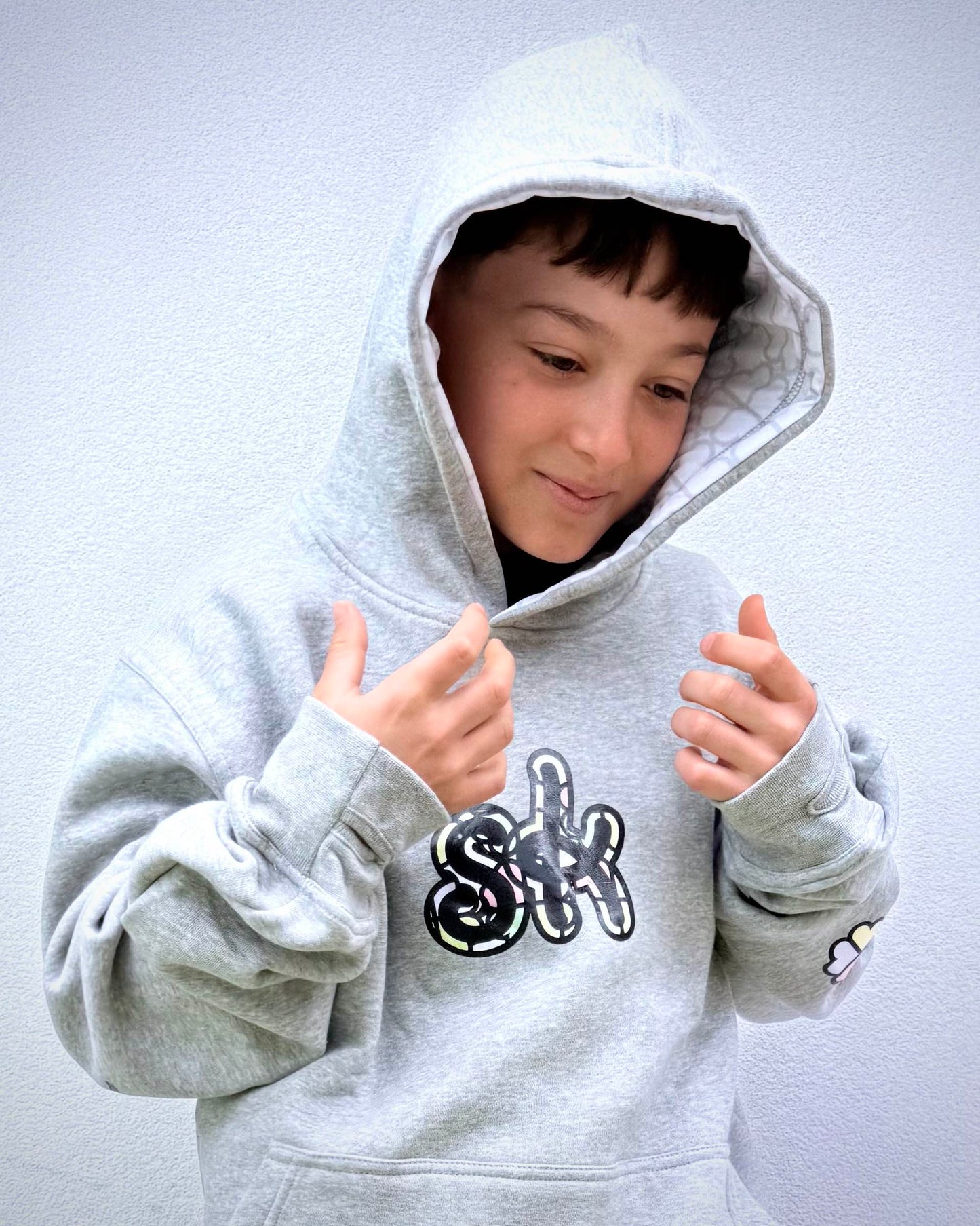 Hoodie | Lucky | Gray