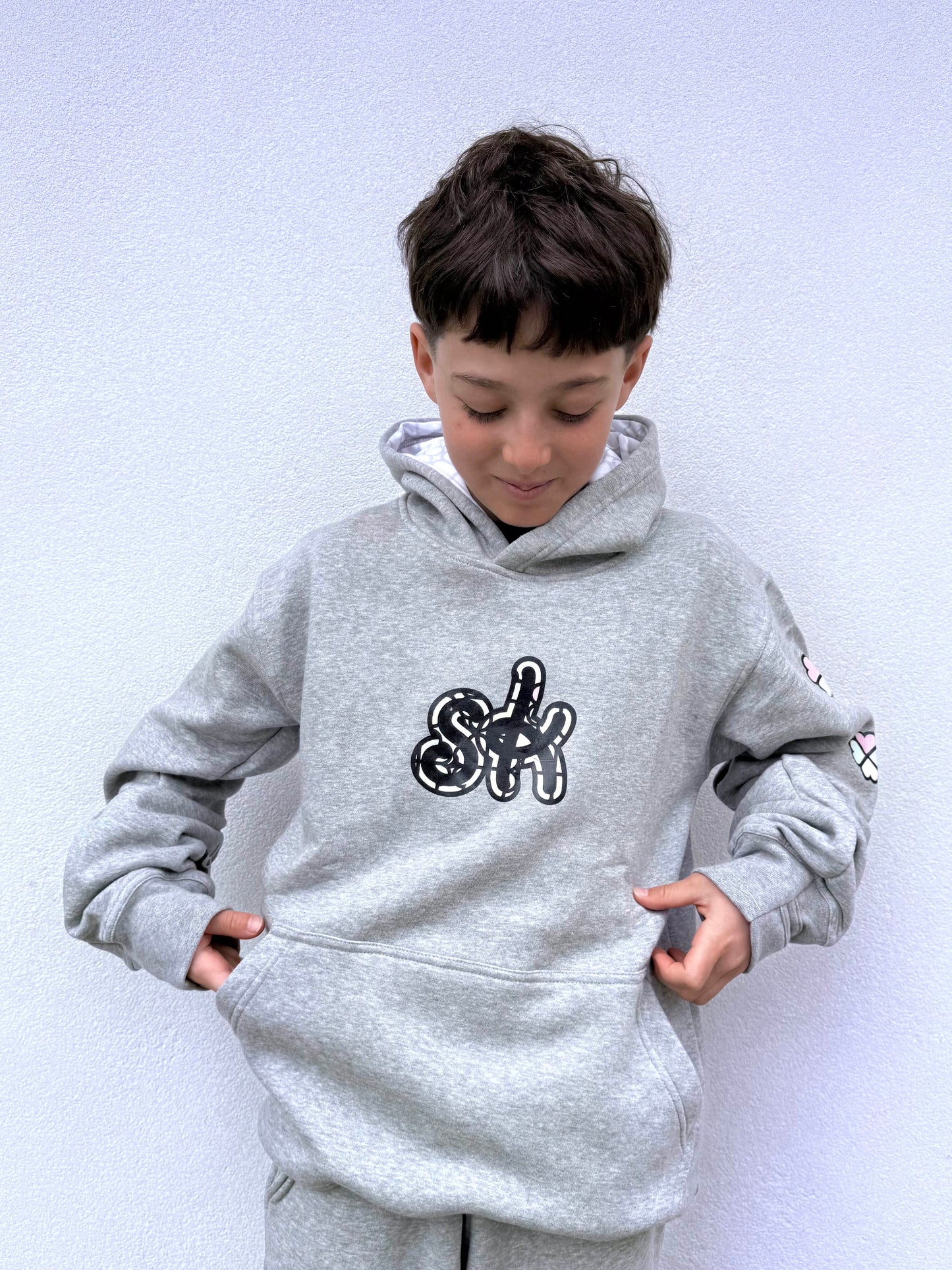 Hoodie | Lucky | Gray