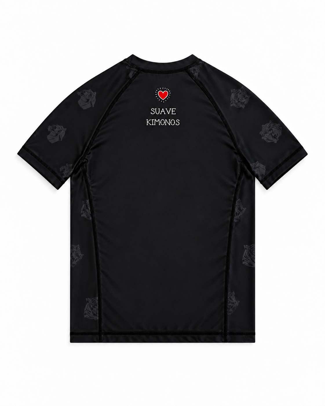 Rash Guard | Two Tigers | Short Sleeve | Black
